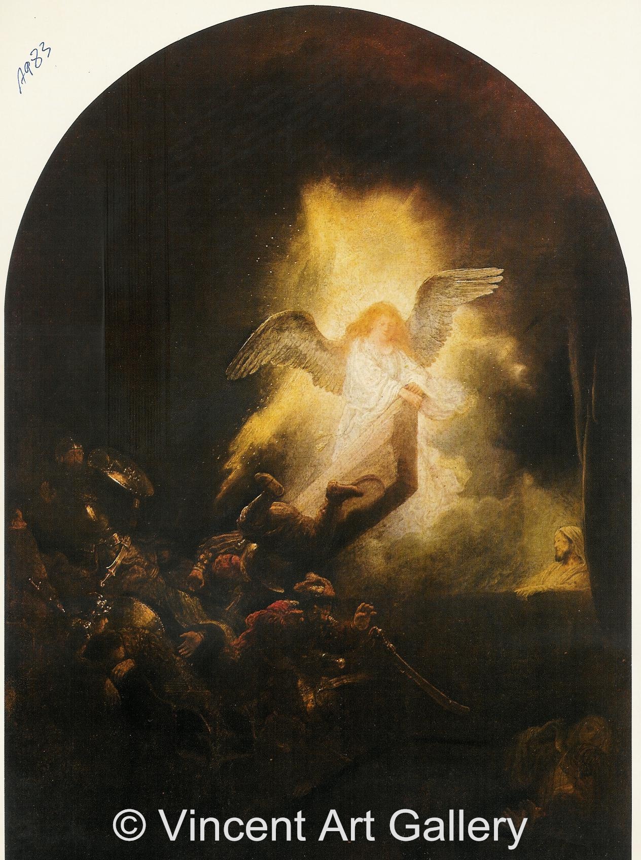 A983, REMBRANDT, The Assention of Jesus Christ